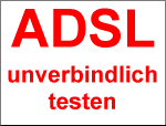 ADSL Internet gratis testen